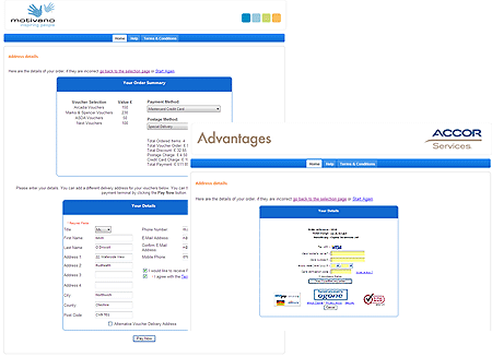 Direct Vouchers Web Site
